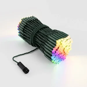Serie Inteligente de LED RGB Profesional Multicolor 250 Pixeles Direccionables, Cable Verde 25 m, IP65 Controlable App